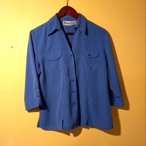 Women's Joanna Pocketed Striped Blouse.